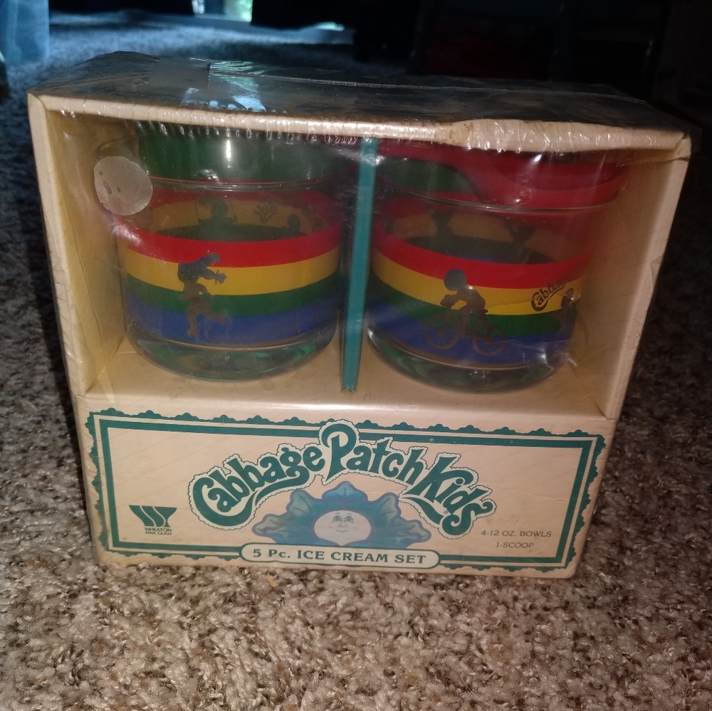 **VINTAGE** Cabbage Patch 🍦 Ice Cream Set!!